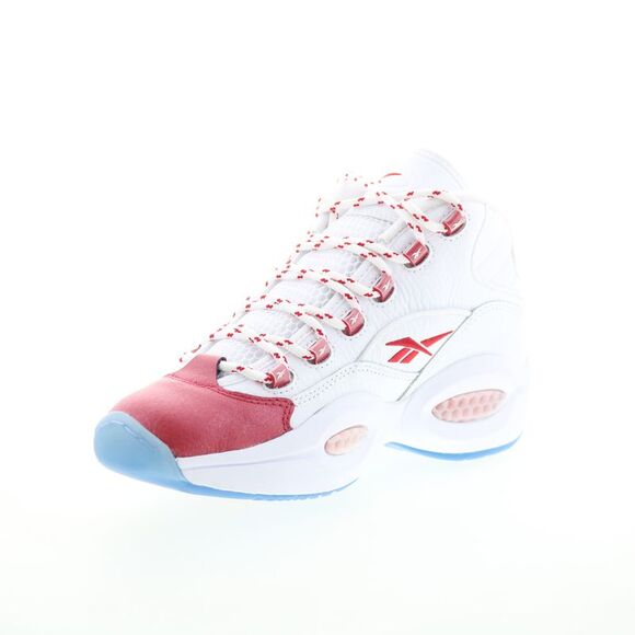 Reebok Mens Question Mid White Shoes (NWT) - Picture 4 of 7